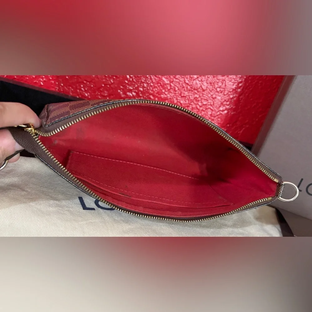 Auth Pochette Accessories NM (2012) Damier Ebene - Picture 5 of 15